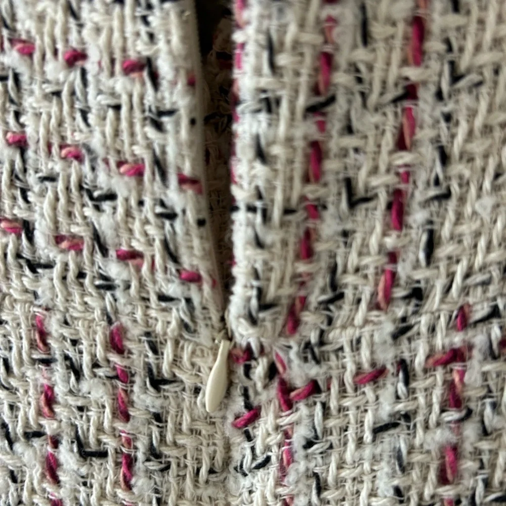 Zara Mini Dress , color Cream/ black/ pink Size S - Picture 6 of 12